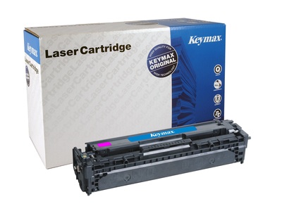 KEYMAX, KEYMAX RMC-Toner-Modul magenta CB543AKEY zu HP CLJ CP1210 1400 Seiten, Keymax Toner, rot, RMC, CB543AKEY, (1'400 Seiten)