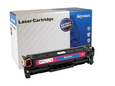 KEYMAX, KEYMAX Toner-Modul magenta CF213AKEY zu HP LJ Pro 200 M276 1800 S., Keymax Toner, rot, CF213AKEY, (1'800 Seiten)