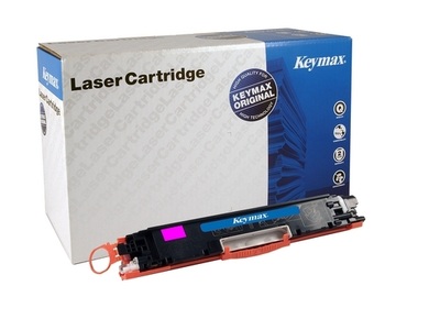KEYMAX, KEYMAX RMC- Toner-Modul magenta CF353AKEY f. HP CLJ Pro M176 1000 S., Keymax Toner, rot, RMC, CF353AKEY, (1'000 Seiten)