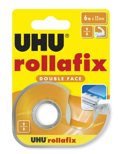 UHU, UHU Double Face Tape 6mx12mm 981016 Posterband, Uhu Double Face Tape, 6m x 12mm, Posterband, 981016