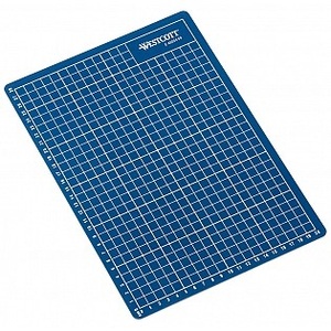 Westcott, WESTCOTT Schneidematte A4 E-4600400 blau 300x220x3mm, Westcott Schneidematte, A4, blau, 300mm x 220mm x 3mm, E-46004 00