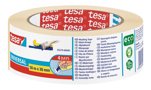 Tesa, TESA Abdeckband 38mmx50m 527900000, Tesa Abdeckband, 38mm x 50m, 05279-00000