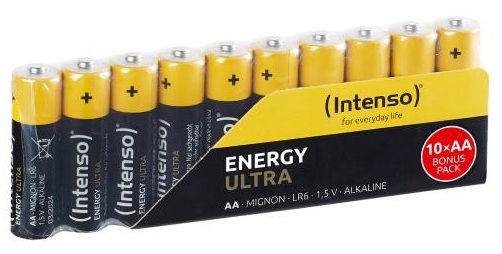 Intenso, Energy Ultra AA - LR06, Batterie, INTENSO Energy Ultra AA LR06 7501920 Alkaline 10pcs shrinked pack