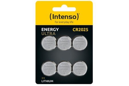 Intenso, INTENSO Energy Ultra CR 2025 7502426 lithium bc 6pcs blister, INTENSO Energy Ultra CR 2025 7502426 lithium bc 6pcs blister