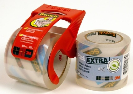 3m, 3M Klebeband Low Noise 48 mm x 20 m, SCOTCH Verpackungsband 48mmx20m E5020D-R transparent, Nachfüllrolle
