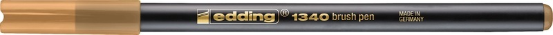 edding, EDDING Brushpen 1340 1340-013 ocker, Edding Brushpen 1340, ocker, 1340-013