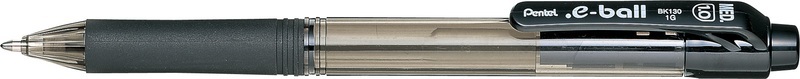 Pentel, PENTEL Kugelschreiber E-Ball 1mm BK130-AO schwarz, Pentel e-ball, 1mm, schwarz, Kugelschreiber, BK130-AO