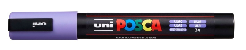 uni-ball, UNI-BALL Posca Marker 1,8-2,5mm PC-5M LILAC lila, Rundspitze