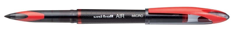 uni-ball, UNI-BALL Ink Roller Air Ball 0,5mm UBA188M RED rot, wasserfest&lic, uni-ball Ink Roller Air Ball, 0.5mm, rot, wasserfest&lichtfest, UBA188M Rot