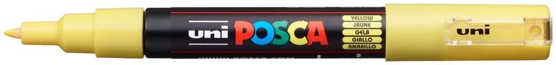 Pebeo, Pebeo Posca 0.7mm, uni-ball Posca Marker, 0.7mm, gelb, PC1M gelb