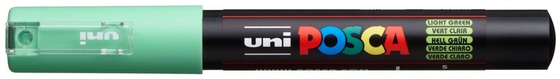 uni-ball, UNI-BALL Posca Marker 7mm PC1M L.GREEN vert clair, uni-ball Posca Marker, 0.7mm, vert clair, PC1M L.GREEN