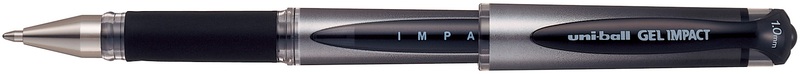 uni-ball, FABER-CASTELL Gel-IMPACT, schwarz, 12 Stück, uni-ball Gel-Impact, 1mm, schwarz, UM153S BLACK