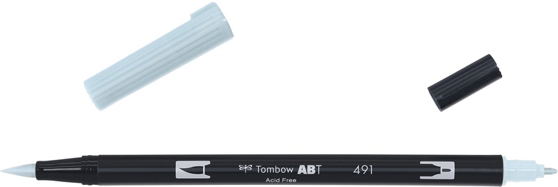 Tombow, Tombow Dual Brush-Pen Dual Brush-Pen, Tombow Dual Brush Pen, glacier blue, ABT 491