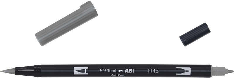 Tombow, Tombow Dual Brush-Pen Dual Brush-Pen, Tombow Dual Brush Pen, cool gray 10, ABT N45