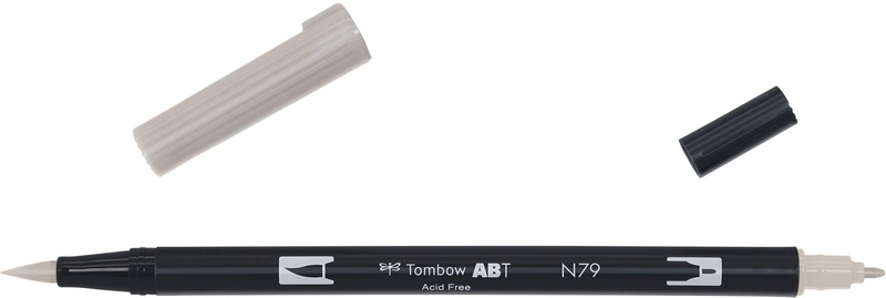 Tombow, Tombow Dual Brush-Pen Dual Brush-Pen, Tombow Dual Brush Pen, warm grey 2, ABT N79