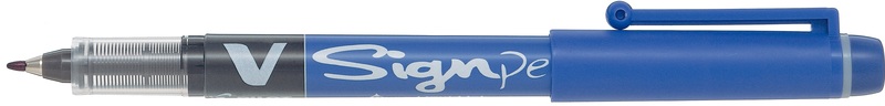 Pilot, PILOT V-Sign Pen 0,6mm SW-VSP-BL blau