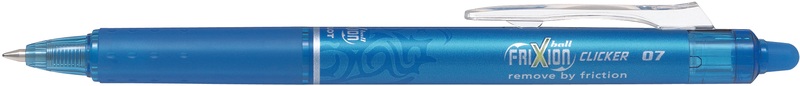 Pilot, PILOT Tintenroller FriXion Clicker hellblau, Pilot Roller FriXion Clicker, 0.35mm, hellblau, BLRT-FR7-LB