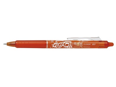 Pilot, PILOT Frixion Clicker 0.7mm BLRTFR7KO orange, radierbar Clicker, Pilot Tintenroller FriXion, 0,35mm, orange, Clicker, BLRT-FR7K-O