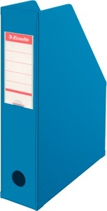 undefined, Esselte VIVIDA PVC Blau Box & Organizer zur Aktenaufbewahrung, Esselte Zeitschriftenbox, 23,4cm x 7cm x 31,5cm, blau, 56005
