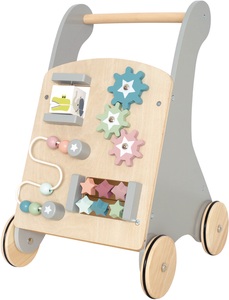 JaBaDaBaDo, JaBaDaBaDo Lauflernwagen ACTIVITY aus Holz, JABADABADO Laufhilfe W7176 33x29x47cm