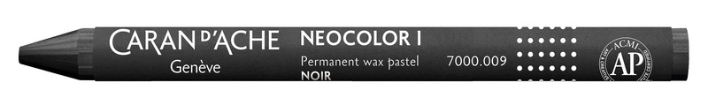 Caran d'ache, CARAN D'ACHE Wachsmalstift Neocolor 1 7000.009 schwarz, Caran d'Ache Wachsmalstift, Neocolor 1, schwarz, 7000.009