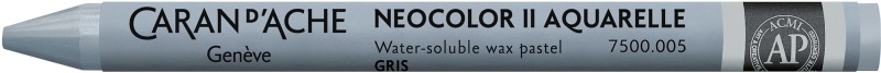 Caran d'ache, CARAN D'ACHE Wachsmalstift Neocolor II 7500.005 grau