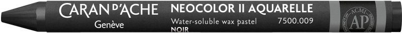 Caran d'ache, CARAN D'ACHE Wachsmalstift Neocolor II 7500.009 schwarz