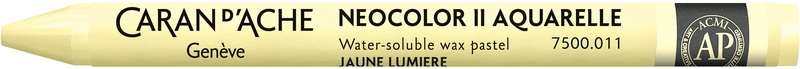 Caran d'ache, CARAN D'ACHE Wachsmalstift Neocolor II 7500.011 lichtgelb, Caran d'Ache Wachsmalstift, Neocolo II, gelb, 7500.011