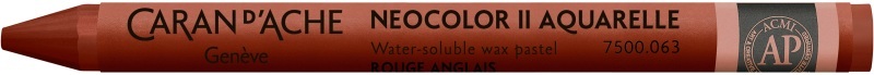 Caran d'ache, CARAN D'ACHE Wachsmalstift Neocolor II 7500.063 englischrot