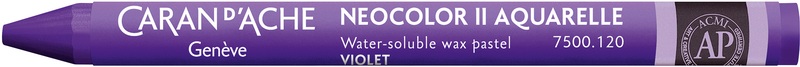 Caran d'ache, CARAN D'ACHE Wachsmalstift Neocolor II 7500.120 violett, Caran d'Ache Wachsmalstift, Neocolo II, violett, 7500.120