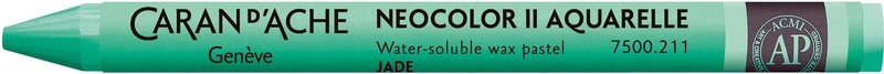 Caran d'ache, CARAN D'ACHE Wachsmalstift Neocolor II 7500.211 jade, Caran d'Ache Wachsmalstift, Neocolo II, jade, 7500.211