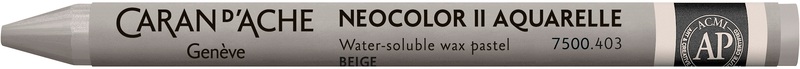 Caran d'ache, CARAN D'ACHE Wachsmalstift Neocolor II 7500.403 beige, Caran d'Ache Wachsmalstift, Neocolo II, beige, 7500.403