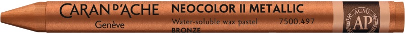 CARAN D'ACHE Wachsmalstift Neocolor II 7500.497 bronze