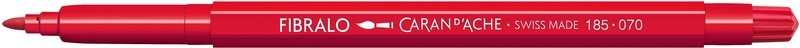 Caran d'ache, CARAN D'ACHE Fasermalstift Fibralo 185.070 scharlach, Caran d'Ache Fasermalstift, Fibralo, scharlach, 185.070