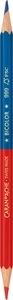 Caran d'ache, CARAN D'ACHE - Farbstift Bicolor Prismalo  - Blau/Rot