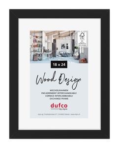 dufco, DUFCO Holz-Bilderrahmen 18x24cm 1610.80104 Toronto schwarz