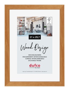 DUFCO Holz-Bilderrahmen 21x29.7cm 1610.80599 Toronto Kirschbaum