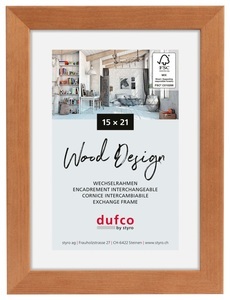 DUFCO Holz-Bilderrahmen 15x21cm 1610.80885 Toronto Kirschbaum