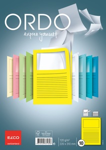 undefined, ELCO Sichthülle Ordo 120g A4 73695.72 gelb, Fenster 10 Stück, ELCO Sichthülle Ordo 120g A4 73695.72 gelb, Fenster 10 Stück