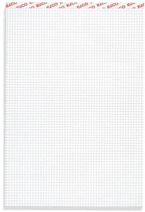 Elco, ELCO Notizblock kariert 4mm A5 73422.17 weiss, 70gm2 100 Blatt, Elco Notizblock kariert 4mm, A5, weiss, 70gm2, 73422.17, (100 Blatt)
