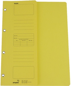 undefined, SIMPLEX Filex - Mappen A4 30101 gelb, Simplex Filex-Mappen, A4, gelb, 30101