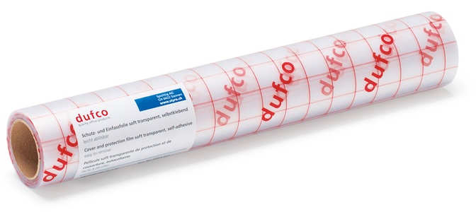 dufco, DUFCO Selbstklebefolie 50x500cm 6495.001 glasklar,80my,non-perm.,PVC, Dufco Selbstklebefolie, 50cm x 500cm, glasklar, 80my, non-perm., PVC, 6495.001