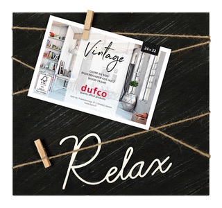 dufco, dufco Bilderrahmen Vintage Relax 24 x, Dufco Holz-Bilderrahmen Vintage, 24cm x 22cm, schwarz, 1810.10004