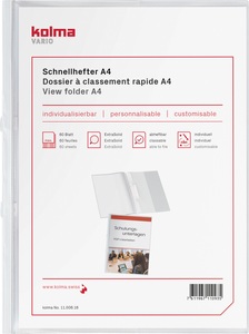 Kolma, KOLMA Schnellhefter Vario A4 11.006.16 weiss, Kolma Schnellhefter, Vario, A4, weiss, 1100616