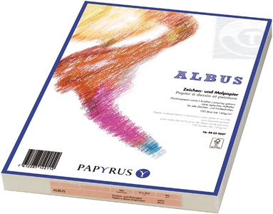 Papyrus, PAPYRUS Zeichenpapier A4 88020009 160g, weiss 100 Blatt