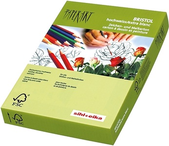 Papyrus, PAPYRUS Karton Bristol A4 88077859 300g, weiss 125 Blatt, Papyrus Karton Bristol, A4, 300g, weiss, 88077859, (125 Blatt)