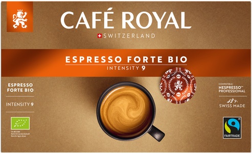 Café Royal, Espresso Forte Bio, CAFÉ ROYAL PROFESSIONAL PADS BIO FAIRTRADE ESPRESSO FORTE