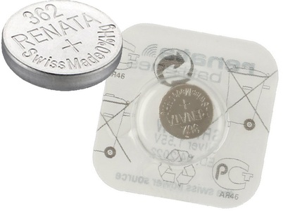 Renata, Renata Bat Knopfzelle, 1,5V, SR58, 362/361/SR58 , Renata Bat Knopfzelle, 1,5V, SR58, 362/361/SR58