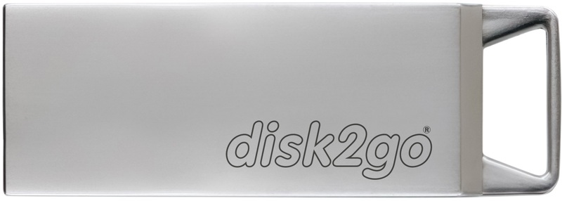 Disk2Go, DISK2GO Tank - USB-Stick (128 GB, Silber), Disk2go USB-Stick tank, 128GB, USB 3.0, 30006587
