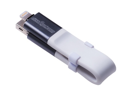 Disk2Go, Disk2Go i2GO - USB Stick (16 GB, Blau/Weiss), Disk2go USB-Stick i2go, 16GB, USB 3.0, Lightning + Typa A, 30006690